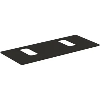 IDEAL STANDARD I.LIFE B - Umyvadlová deska 1202x507x16 mm v uhlíkově šedé matné barvě - Dřevo z udržitelných zdrojů #T5416NV - uhlíkově šedá