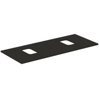IDEAL STANDARD I.LIFE B - Umyvadlová deska 1202x507x16 mm v uhlíkově šedé matné barvě - Dřevo z udržitelných zdrojů #T5412NV - uhlíkově šedá