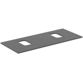 IDEAL STANDARD I.LIFE B - Umyvadlová deska 1202x507x16 mm v béžové matné barvě - Dřevo z udržitelných zdrojů #T5412NG - křemen šedý