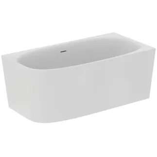 IDEAL STANDARD DEA - Prostorově úsporná vana 1500x750x610 mm v bílé lesklé barvě, bez otvoru pro baterii, s přepadem, s výsuvným odpadem - Odolná proti detergentům, odolná proti světlu #T546601 - Bílá (Alpine)