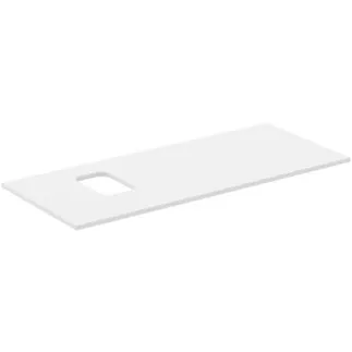 IDEAL STANDARD I.LIFE B - Umyvadlová deska 1202x507x16 mm v bílé barvě - Dřevo z udržitelných zdrojů #T5457DU - Bílá