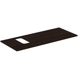 IDEAL STANDARD I.LIFE B - Umyvadlová deska 1202x507x16 mm v barvě kávový dub - Dřevo z udržitelných zdrojů #T5458NW - Kávový dub