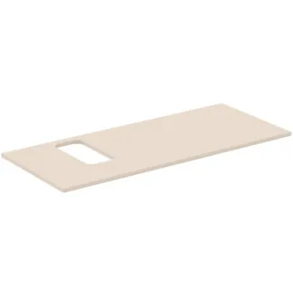 IDEAL STANDARD I.LIFE B - Umyvadlová deska 1202x507x16 mm v pískově béžové matné barvě - Dřevo z udržitelných zdrojů #T5458NF - Pískově béžová barva
