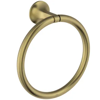 IDEAL STANDARD LDV - Kroužek na ručníky 218x79x239 mm v barvě broušeného zlata - PVD technologie #T5502A2 - Brushed Gold