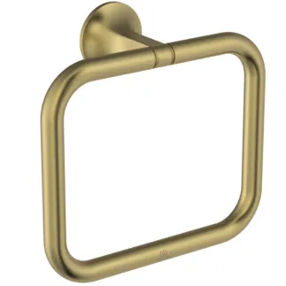 IDEAL STANDARD LDV - Kroužek na ručníky 218x79x209 mm v barvě broušeného zlata - PVD technologie #T5501A2 - Brushed Gold