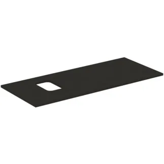 IDEAL STANDARD I.LIFE B - Umyvadlová deska 1202x507x16 mm v uhlíkově šedé matné barvě - Dřevo z udržitelných zdrojů #T5457NV - uhlíkově šedá