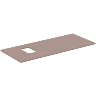 IDEAL STANDARD I.LIFE B - Umyvadlová deska 1202x507x16 mm v béžové matné barvě - Dřevo z udržitelných zdrojů #T5457NH - Greige