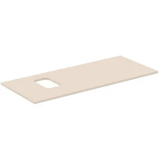IDEAL STANDARD I.LIFE B - Umyvadlová deska 1202x507x16 mm v pískově béžové matné barvě - Dřevo z udržitelných zdrojů #T5457NF - Pískově béžová barva