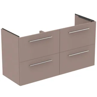 IDEAL STANDARD I.LIFE A - toaletní stolek 1200x440x630 mm v béžové matné barvě, 4 zásuvky - SoftClosing, předmontovaný, dřevo z udržitelných zdrojů #T5513NH - Greige