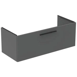 IDEAL STANDARD I.LIFE B - toaletní stolek 1200x505x440 mm v béžové matné barvě, 1 zásuvka - SoftClosing, předmontovaný, dřevo z udržitelných zdrojů #T5515NG - Quartz grey