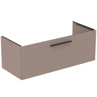 IDEAL STANDARD I.LIFE B - Toaletní stolek 1200x505x440 mm v béžové matné barvě, 1 zásuvka - SoftClosing, Předmontováno, Dřevo z udržitelných zdrojů #T5515NH - Greige