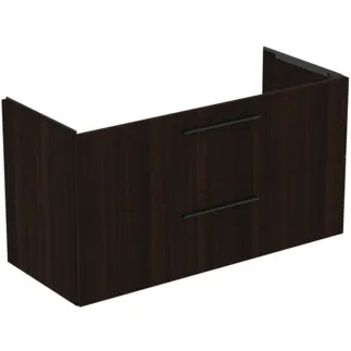 IDEAL STANDARD I.LIFE B - Toaletní stolek 1200x505x630 mm v barvě kávový dub, 2 zásuvky - SoftClosing, Předmontováno, Dřevo z udržitelných zdrojů #T5514NW - Kávový dub