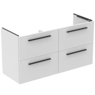 IDEAL STANDARD I.LIFE A - toaletní stolek 1200x440x630 mm v bílé barvě, 4 zásuvky - SoftClosing, předmontovaný, dřevo z udržitelných zdrojů #T5513DU - bílá