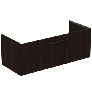 IDEAL STANDARD I.LIFE B - Toaletní stolek 1200x505x440 mm v barvě kávový dub, 1 zásuvka - SoftClosing, Předmontováno, Dřevo z udržitelných zdrojů #T5515NW - Kávový dub