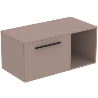 IDEAL STANDARD I.LIFE B - Nábytkový balíček 1002x507x456 mm v béžové matné barvě - SoftClosing, dřevo z udržitelných zdrojů #T5754NH - Greige