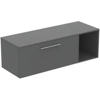 IDEAL STANDARD I.LIFE B - Nábytkový balíček 1403x507x456 mm v béžové matné barvě - SoftClosing, dřevo z udržitelných zdrojů #T5763NG - quartz grey