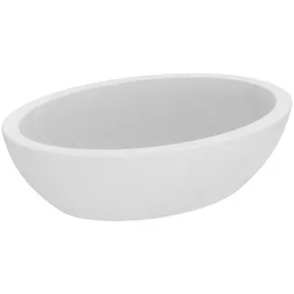 IDEAL STANDARD STRADA O - mísa 600x420x160 mm v bílé barvě, bez otvoru pro baterii, bez přepadu - IdealPlus #K0784MA - Bílá (Alpine) s Ideal Plus