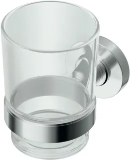 IDEAL STANDARD IOM - Zásobník na zubní kartáčky 66x103x96 mm v chromu #A9121AA - Chrome