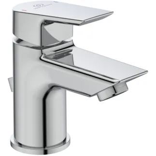IDEAL STANDARD TESI - Umyvadlová baterie 50x139x124 mm, svislá vzdálenost od středu výpusti 83 mm, chrom, 5 l/min (3 bar), s výsuvným odpadem - EasyFix, perlátor, omezovač průtoku, EPD, FirmaFlow, povrch SmartShine #A6566AA - chrom