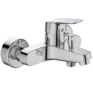 IDEAL STANDARD CERAFLEX - Nástěnná vanová baterie 207x184x123 mm, svislá vzdálenost od středu výtoku 162 mm, chrom, 20,0 l/min (3 bar) - Click technologie, EPD, FirmaFlow, povrch SmartShine #B1721AA - chrom