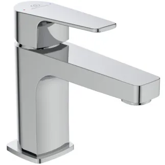 IDEAL STANDARD CERAFINE MODEL D - umyvadlová baterie 50x155x135 mm, svislá vzdálenost od středu výpusti 115 mm, chrom, 5 l/min (3 bary), bez výsuvného odpadu - EasyFix, perlátor, omezovač průtoku, EPD, FirmaFlow, povrch SmartShine, certifikát NF #BC682AA - chrom