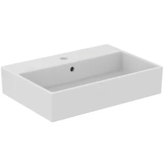 IDEAL STANDARD STRADA - Umyvadlo 600x420x145 mm v bílém lesku, 1 otvor pro baterii, s přepadem #K077801 - Bílá (Alpine)