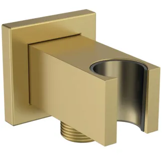 IDEAL STANDARD IDEALRAIN - Nástěnné koleno 55x65x55 mm v barvě kartáčovaného zlata - PVD technologie #BC771A2 - Brushed Gold