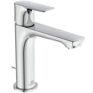 IDEAL STANDARD CONNECT AIR - umyvadlová baterie 48x178x170 mm, svislá vzdálenost od středu výpusti 125 mm, chrom, 5 l/min (3 bar), s výsuvným odpadem - EasyFix, perlátor, BlueStart, omezovač průtoku, EPD, povrch SmartShine #A7013AA - chrom