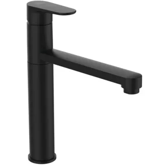 IDEAL STANDARD CERAFINE MODEL O - Kuchyňská baterie 50x246x281 mm, svislá vzdálenost od středu výtoku 205 mm, černá, 9 l/min (3 bar) - EasyFix, EPD, FirmaFlow #BC501XG - Silk Black