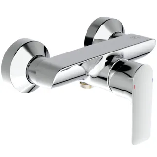 IDEAL STANDARD CONNECT AIR - nástěnná sprchová baterie 207x145x126 mm v chromu, 24 l/min (3 bary) - technologie Click, EPD, FirmaFlow, povrch SmartShine #A7032AA - chrom