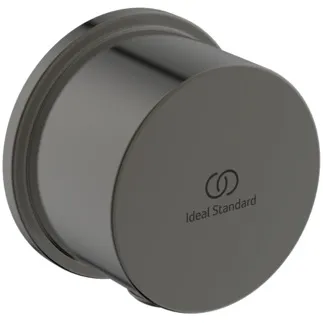 IDEAL STANDARD IDEALRAIN - Oblouk pro připojení na stěnu 64x60x64 mm v magnetické šedé barvě - PVD technologie #BC808A5 - Magnetic Grey