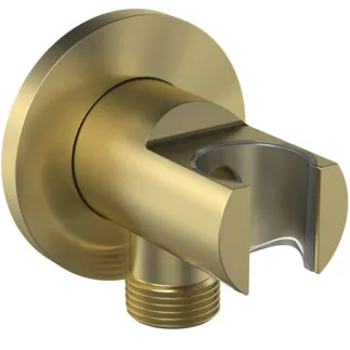 IDEAL STANDARD IDEALRAIN - Nástěnný spojovací oblouk 57x78x57 mm v barvě broušeného zlata - PVD technologie #BC807A2 - Brushed Gold