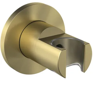 IDEAL STANDARD IDEALRAIN - Držák sprchy 60x58x60 mm v barvě broušeného zlata - PVD technologie #BC806A2 - Brushed Gold