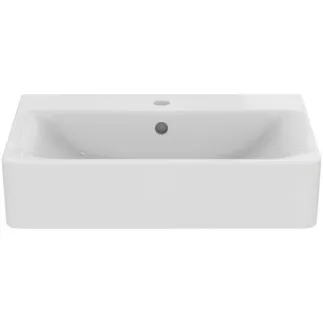 IDEAL STANDARD CONNECT - Umyvadlo 600x460x175 mm v bílém lesku, 1 otvor pro baterii, s přepadem #E714101 - Bílá (Alpine), obrázek 2