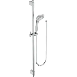 IDEAL STANDARD IDEALRAIN PRO - Sprchová kombinace se sprchovou tyčí 313 mm v chromu, 8 l/min (3 bary) - Variabilní režimy proudu, WRAS, omezovač průtoku, široká sprcha #B9836AA - chrom