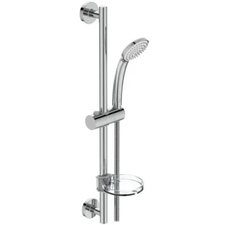IDEAL STANDARD IDEALRAIN - Sprchová kombinace se sprchovou tyčí 292x603 mm v chromu, 8 l/min (3 bary) - perlátor, omezovač průtoku #B9501AA - chrom