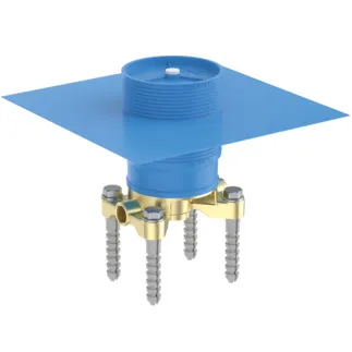 IDEAL STANDARD BUILT-IN - podomítková sada 1 pro volně stojící vanové baterie 106x136 mm v neutrálním provedení, 28 l/min (3 bary) #A6133NU - Neutrální