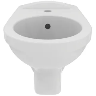 IDEAL STANDARD EUROVIT - Nástěnný bidet 360x520x350 mm, bílý lesklý, 1 otvor pro baterii, s přepadem #V493101 - Bílá (Alpine), obrázek 3