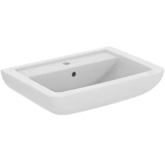 IDEAL STANDARD EUROVIT - Umyvadlo 650x460x190 mm, bílé lesklé, 1 otvor pro baterii, s přepadem #V302801 - Bílá (Alpine)