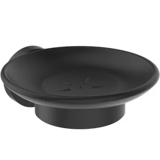 IDEAL STANDARD IOM - Mýdlenka 110x125x48 mm v černé barvě #A7929XG - Silk Black