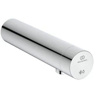 IDEAL STANDARD Sensorflow NEW - Nástěnná umyvadlová baterie 49x220x54 mm, svislá vzdálenost od středu výpusti 170 mm, chrom, 3,8 l/min (3 bar), bez výsuvného odpadu - napájení z baterie, zcela bezdotyková, povrch SmartShine #A7560AA - Chrome