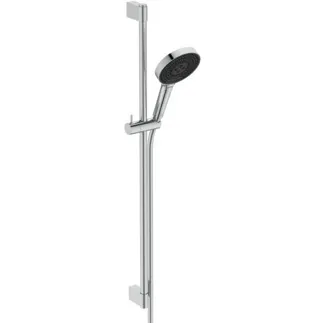 IDEAL STANDARD IDEALRAIN SOLOS - Sprchová kombinace se sprchovou tyčí 162x346x903 mm v chromu, 8 l/min (3 bary) - Variabilní režimy proudu, omezovač průtoku, široká sprcha #A7898AA - chrom