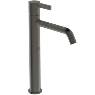 IDEAL STANDARD JOY - Umyvadlová baterie 48x202,5x313 mm, svislá vzdálenost od středu výpusti 170 mm, magneticky šedá, 5 l/min (3 bar), bez výsuvného odpadu - EasyFix, perlátor, skrytý perlátor, omezovač průtoku, EPD, FirmaFlow, PVD technologie #BC782A5 - Magnetic Grey