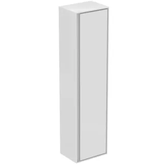 IDEAL STANDARD C.AIR - Skříň 400x300x1600 mm, bílá lesklá / bílá matná, 1 dveře - SoftClosing, předmontovaná #E0832B2 - bílá lesklá / bílá matná
