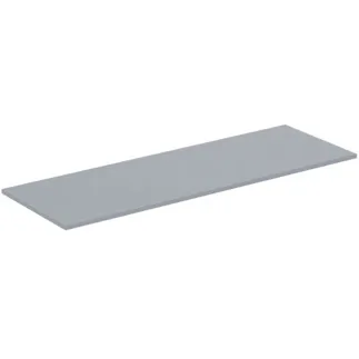 IDEAL STANDARD C.AIR - Umyvadlová deska 1304x442x18 mm ve světle šedé lesklé / bílé matné #E1147EQ - Světle šedá lesklá / bílá matná