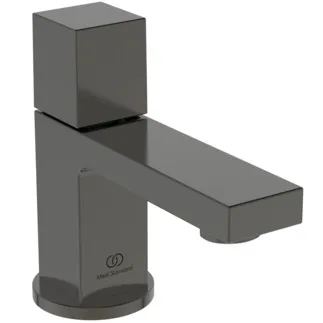 IDEAL STANDARD EXTRA - Podstavný ventil 55x149,5x130 mm, svislá vzdálenost 101 mm od středu výtoku, magneticky šedý, 5 l/min (3 bar), bez výsuvného odpadu - omezovač průtoku, technologie PVD #BD521A5 - Magnetic Grey