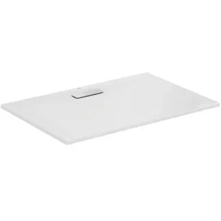 IDEAL STANDARD ULTRAFLAT NEW - Obdélníková sprchová vanička 1200x800x25 mm v lesklé bílé barvě, bez výsuvného odpadu - Odolná proti detergentům, světlu, bezbariérová, podle DIN 18040, vysoká 25 mm #T446901 - Bílá (Alpine)