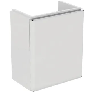 IDEAL STANDARD ADAPTO / STRADA II - Toaletní skříňka 427x260x490 mm v bílé barvě, 1 dvířka - Push-to-open, SoftClosing, Úspora místa, Předmontováno, Dřevo z udržitelných zdrojů #T4304WG - Bílý lak s vysokým leskem