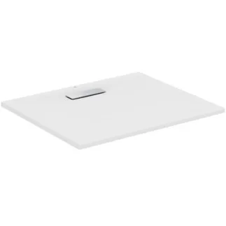 IDEAL STANDARD ULTRAFLAT NEW - Obdélníková sprchová vanička 900x750x25 mm v bílém saténovém provedení, bez výsuvného odpadu - Odolná proti detergentům, světlu, bezbariérová, podle DIN 18040, vysoká 25 mm #T4480V1 - Hedvábně bílá