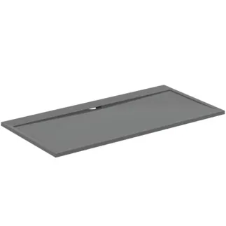 IDEAL STANDARD ULTRA FLAT S I.LIFE - Obdélníková sprchová vanička 2000x1000x30 mm v křemenné šedé barvě - Antibakteriální, Protiskluzový povrch, Bezbariérová, podle DIN 18040, Možnost řezání na míru, Opravitelná, výška 30 mm #T5235FS - Křemenná šedá